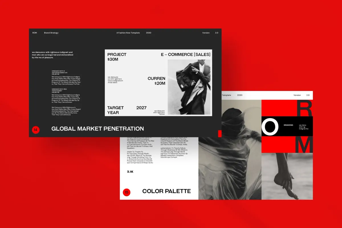 Rom Brand Strategy Presentation Template