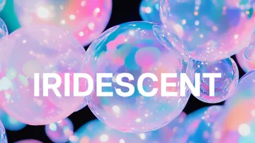 Iridescent Bubbles: Backgrounds