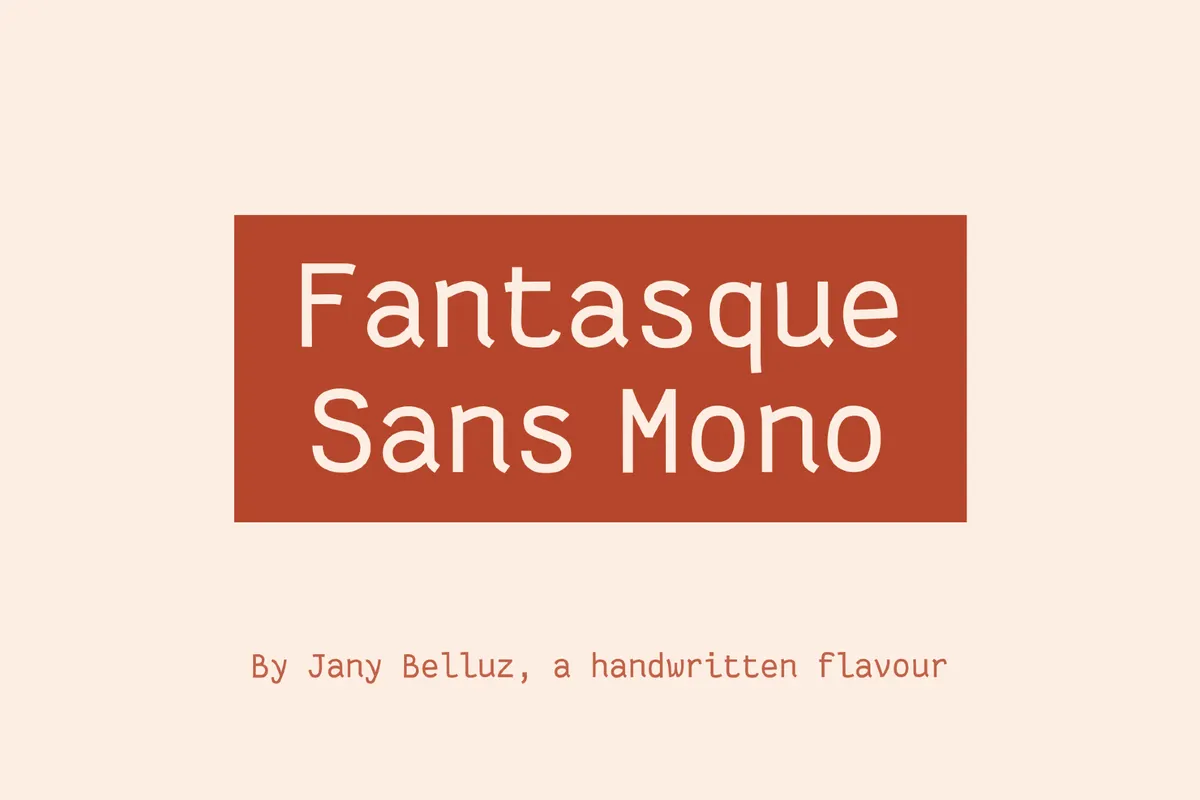 Fantasque Sans Mono Font Family