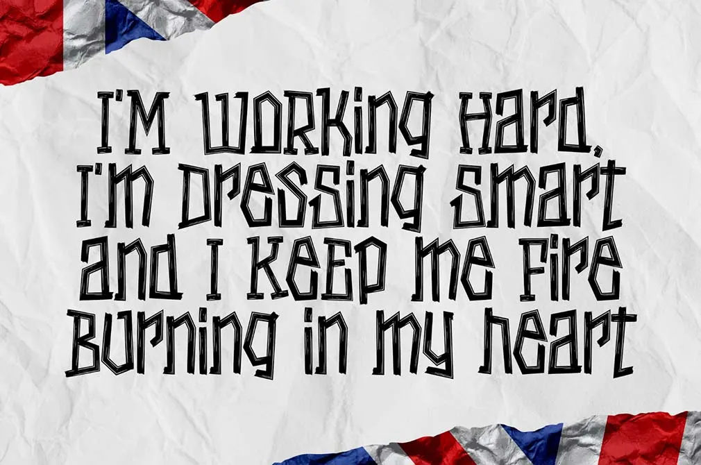 Madness Attitude — Street Brush Font