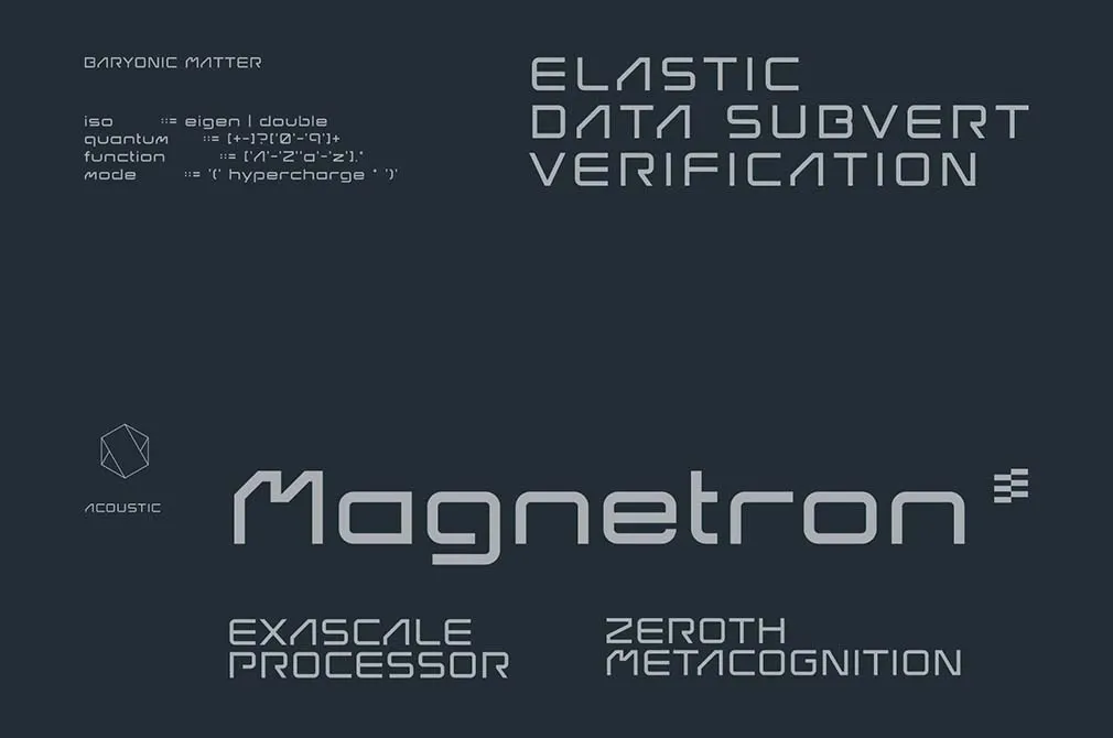 Barmo Futuristic Tech Font