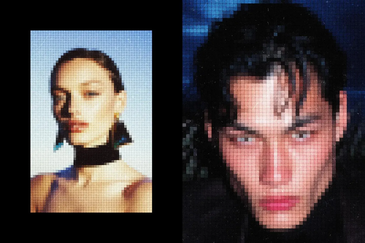 Mosaic Screen Photo Effect