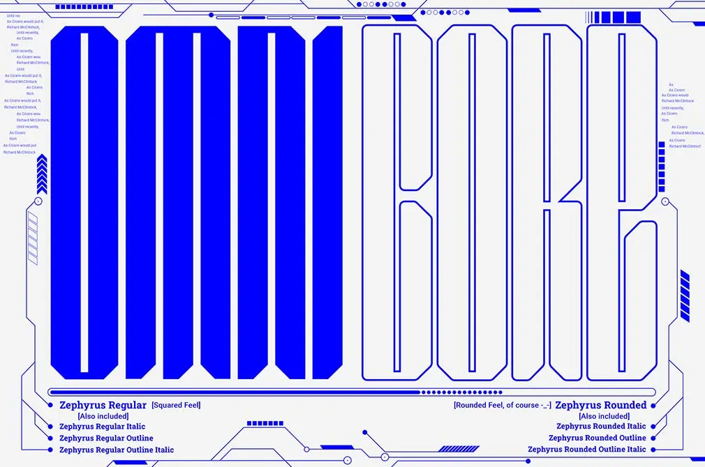 Zephyrus — Modern Condensed Font
