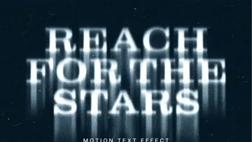 Motion Distort Text Effect