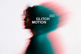 Glitch Motion Photo Effect