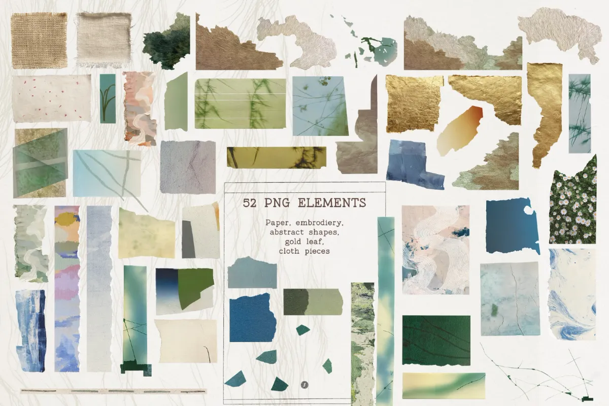 Mixed Media Poster Collage Kit