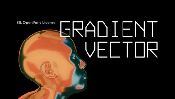 Gradient Vector - Tech Font