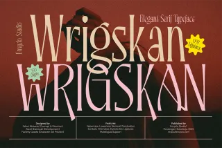 Wrigskan - Elegant Luxury Serif Typeface