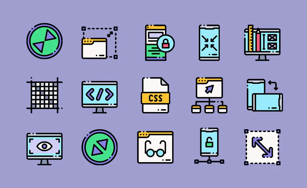 Responsive Design Vector Icons