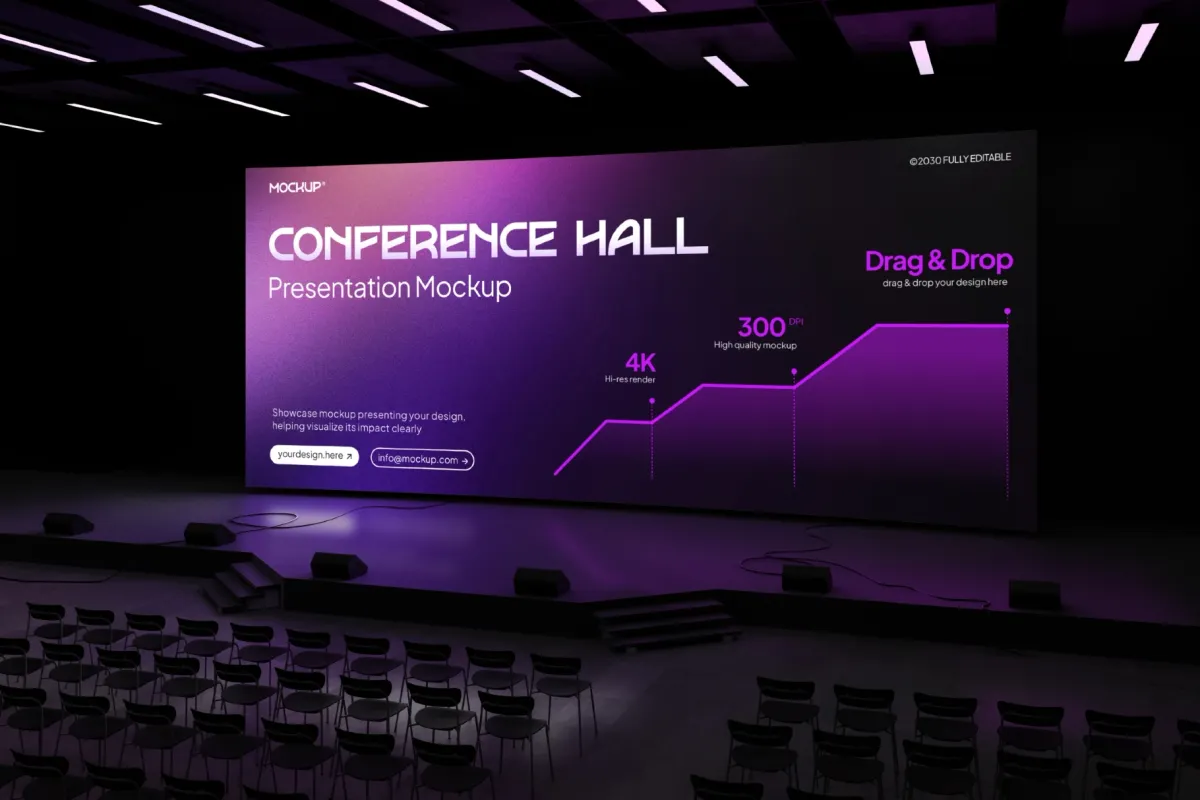 Stage Screen Mockup