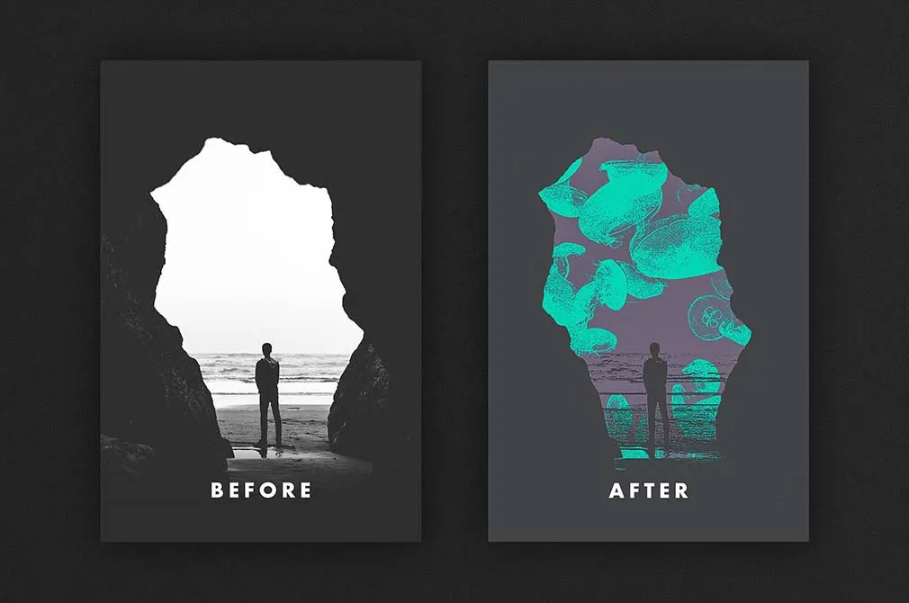 Double Exposition Poster Effect