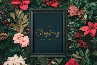 Festive Xmas Frame Mockup