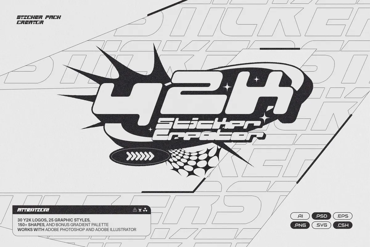 Y2K Sticker Creator