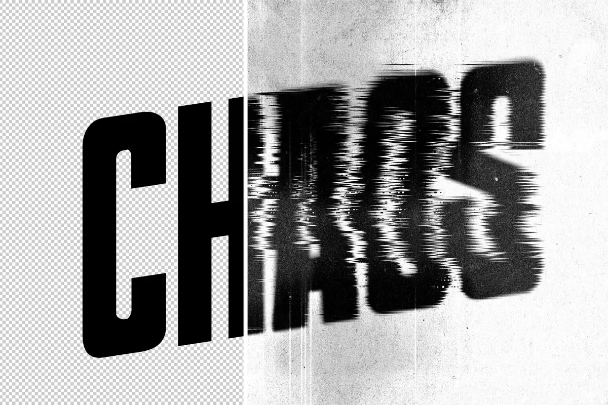 Broken Scanner Text Effect