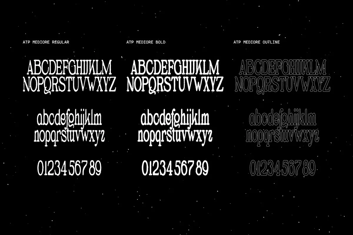 Mediore - Retro Editorial Serif