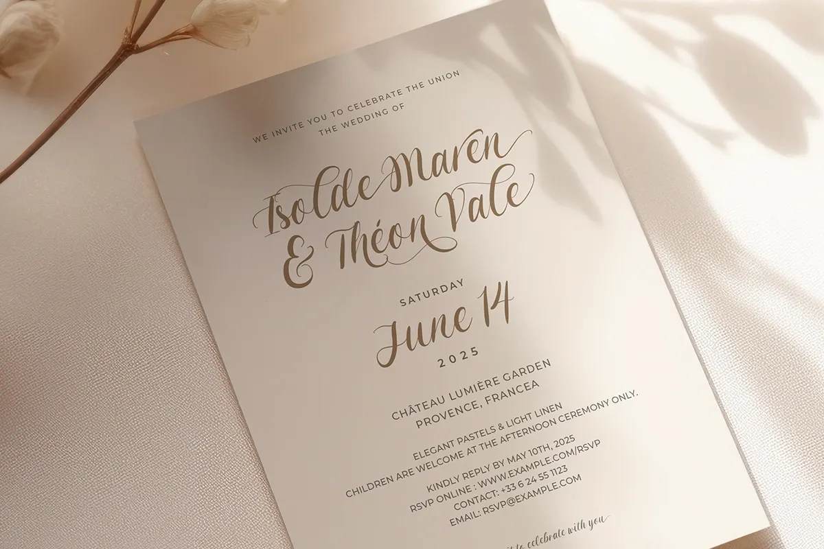 Wedding Trope - Romantic Script