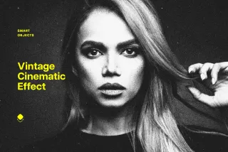 Vintage Cinematic Photo Effect