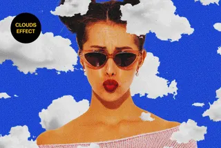 Clouds Comic Photo Effect