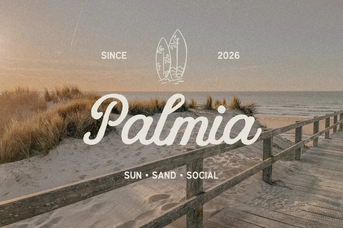Palm Bay – Vintage Summer Font Duo