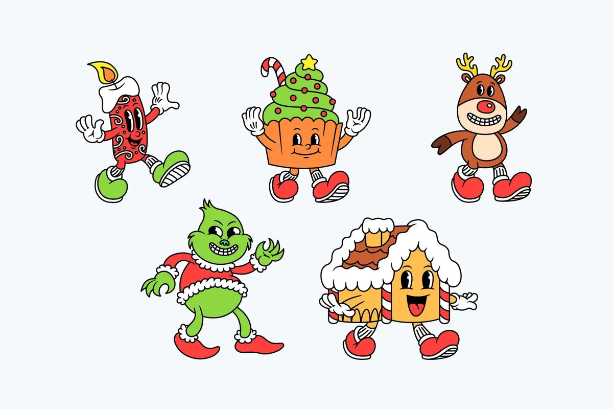 Christmas Cartoon Curiosities — Graphics