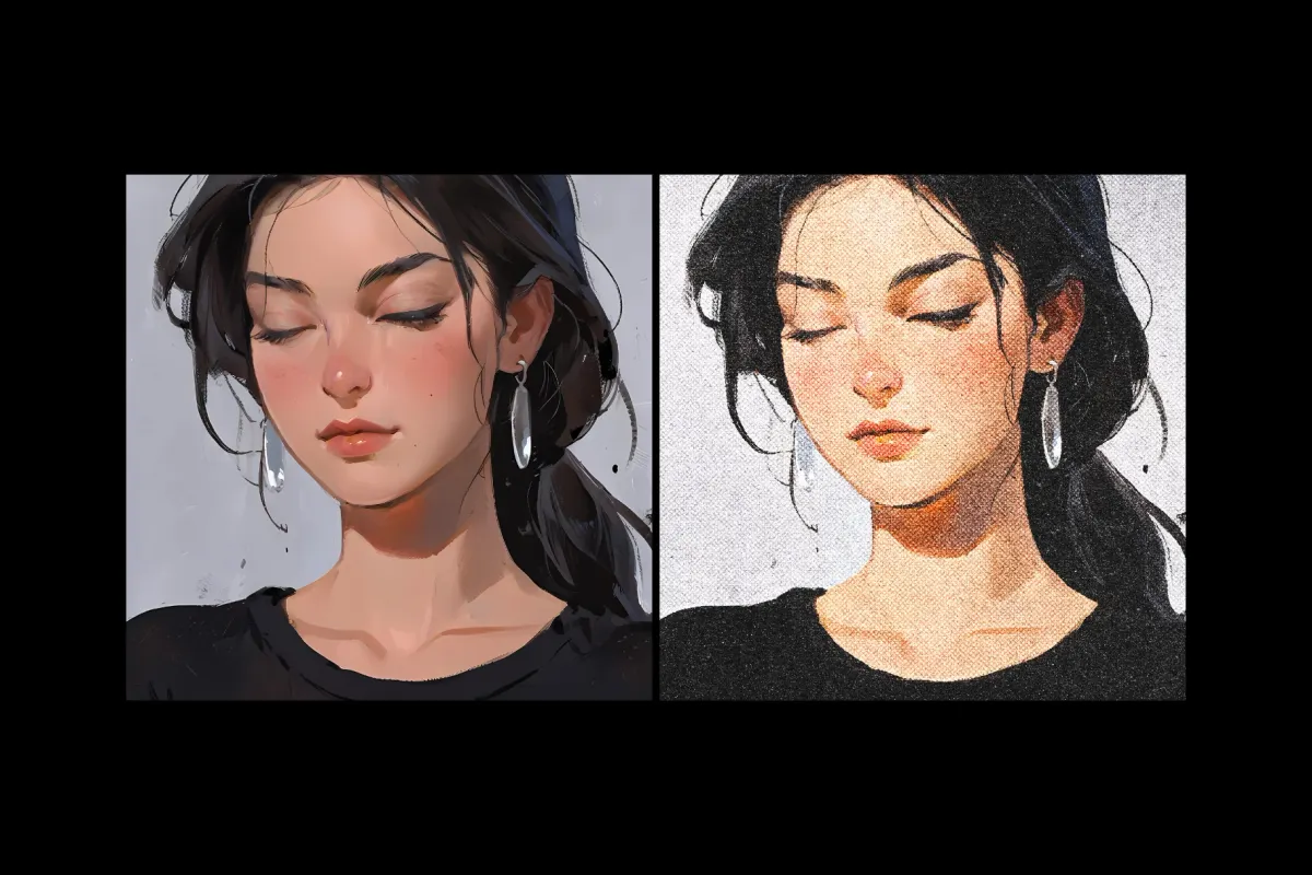 Bright Grainy Photo Effect