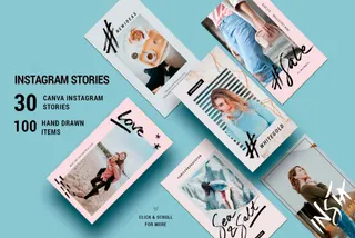 CANVA Instagram Hand-Drawn Stories