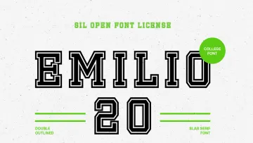 Emilio 20 Font