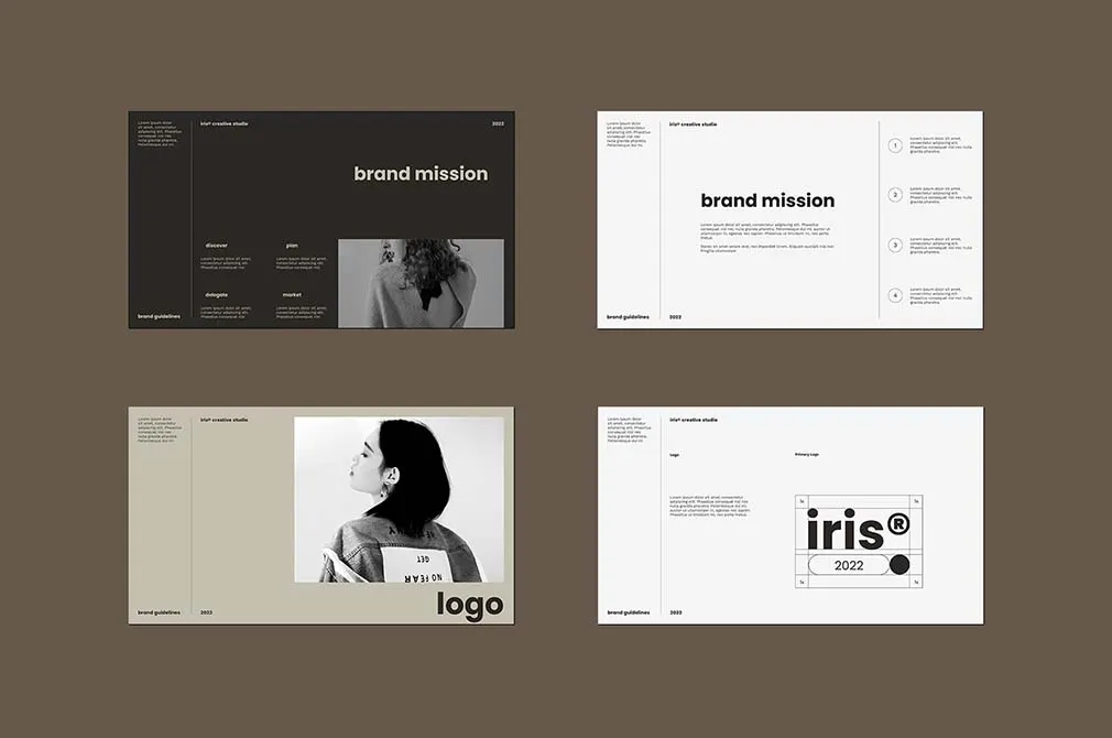 Iris Brand Guidelines — PowerPoint Template