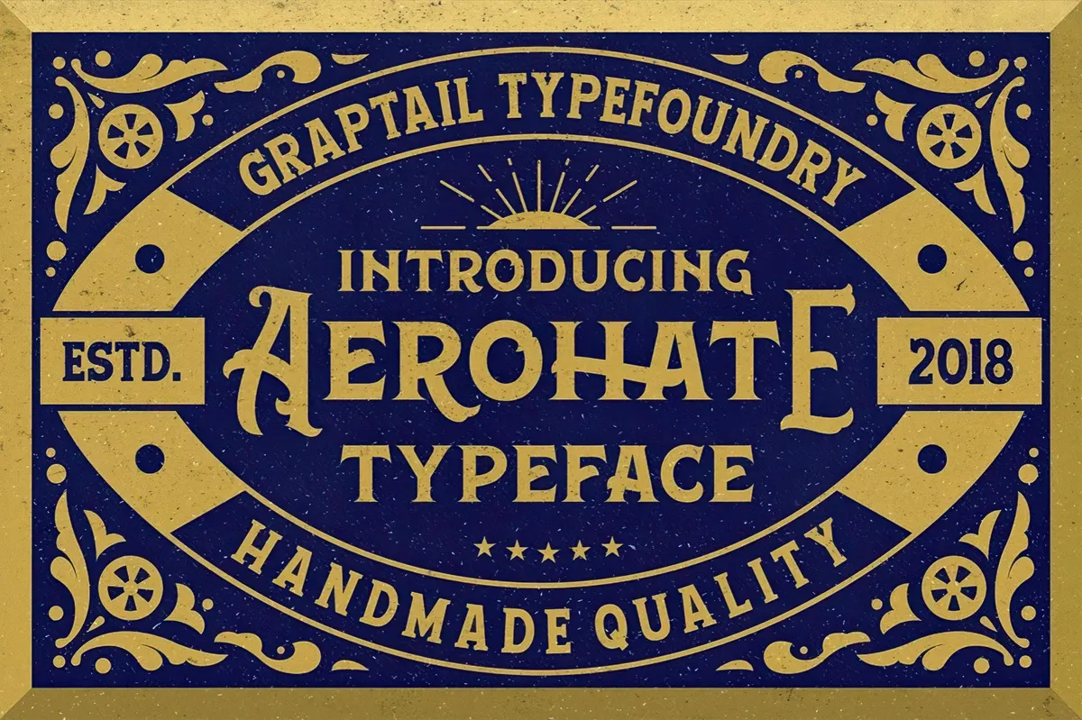 Aerohate Typeface & Extras
