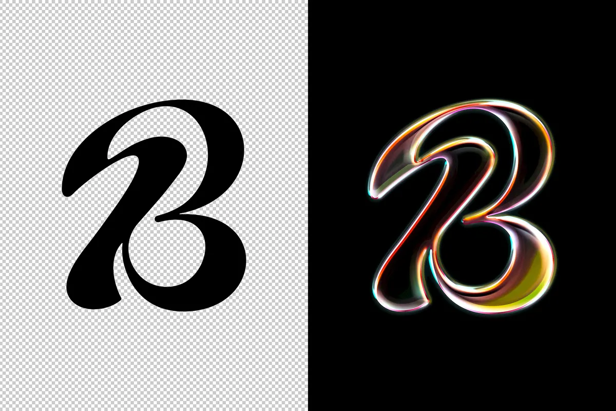 Original Chrome Style Text Effect