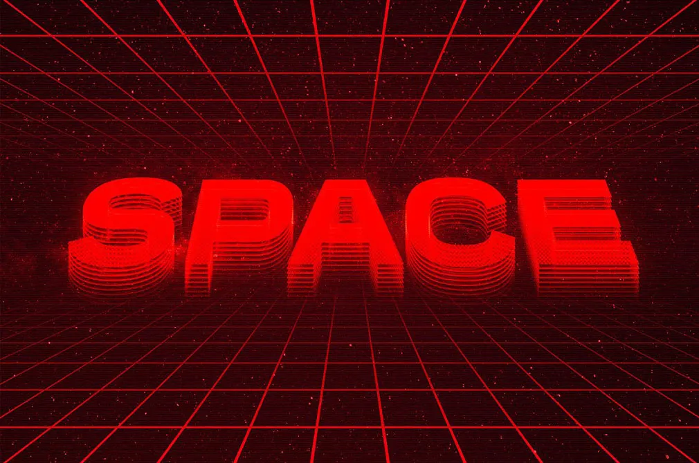 Retro Arcade Text Effect