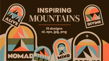 Inspiring Mountains Badges