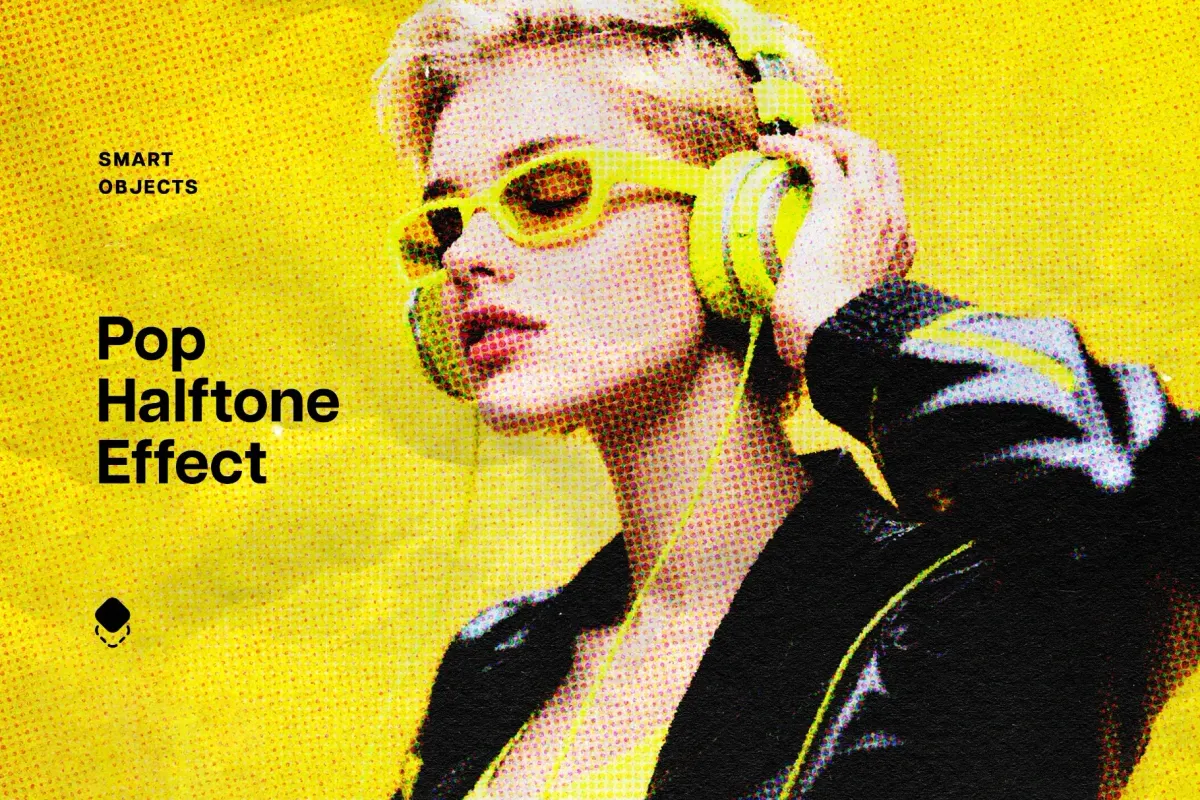 Pop Art Halftone Effect