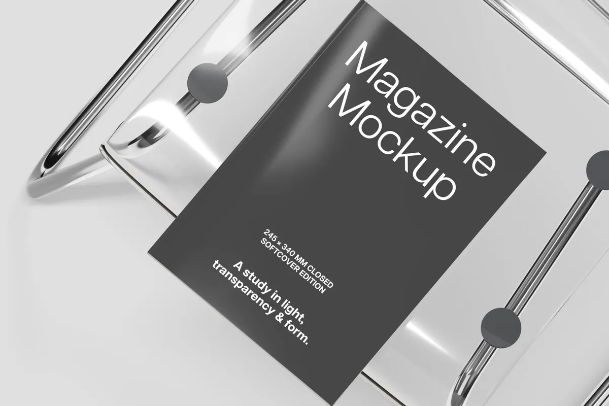 Glossy Magazine Mockup
