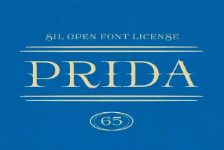 Prida65 Font