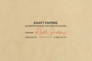 Kraft Paper Textures Collection