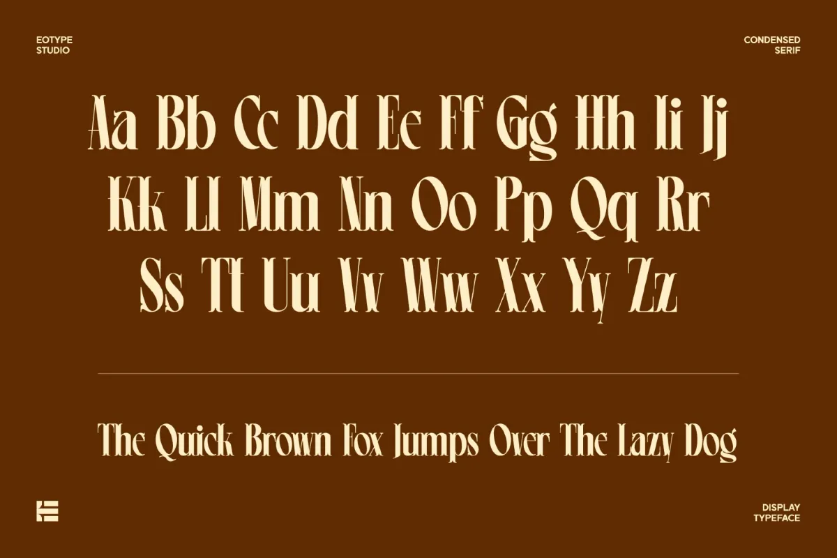 Leonice - Elegant Condensed Serif Font