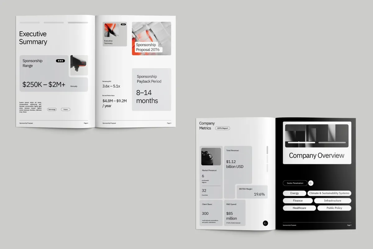 Sponsorship & Partnership Proposal Word Template