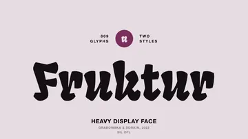 Fruktur - Free Whimsical Gothic Font