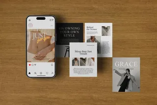 Social Posts & Phone Feed Mockup