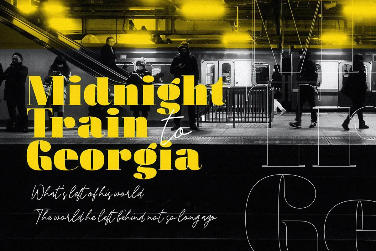 Walking Broadway - Bold Serif Font