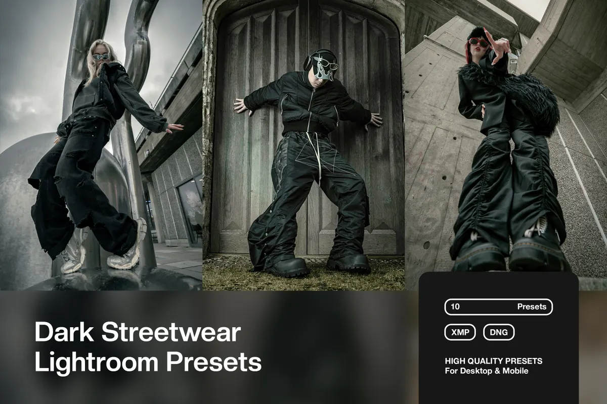 Dark Streetwear Lightroom Presets
