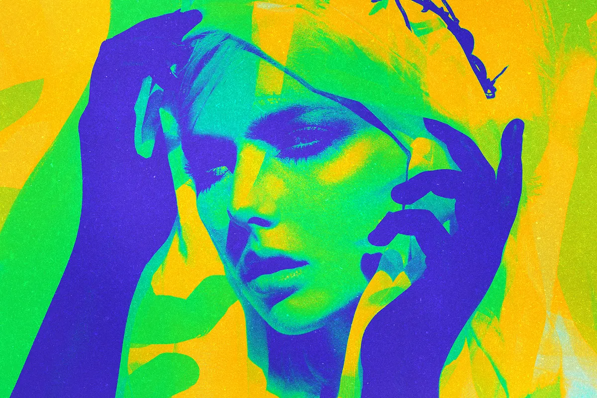 Neon Negative Photo Effect