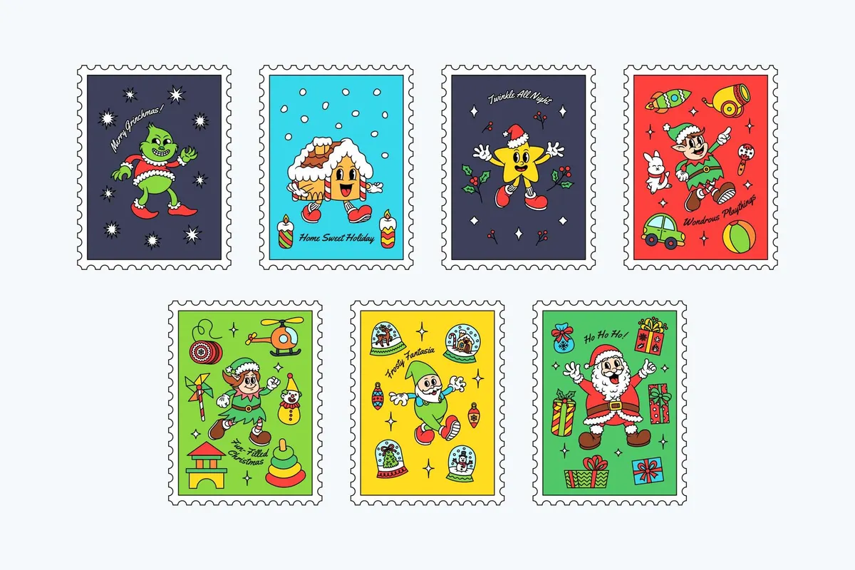 Christmas Cartoon Curiosities — Graphics