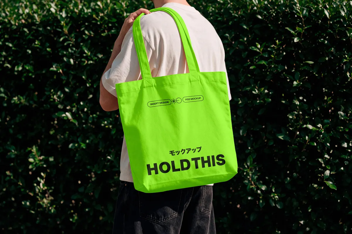 Commercial Tote Bag Mockup