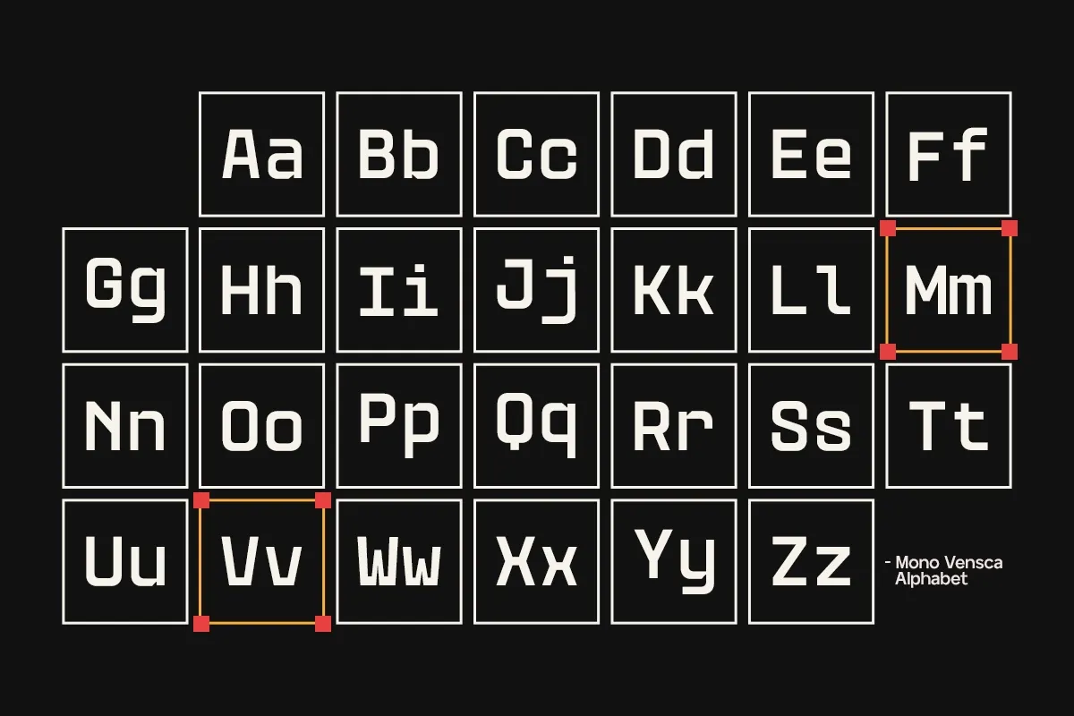 GC Vensca Mono - Modern Monospace Font