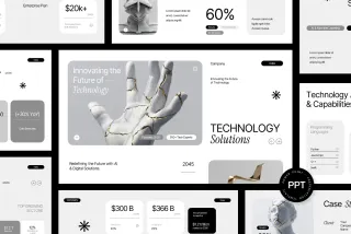 Interactive Technology Business Company Powerpoint