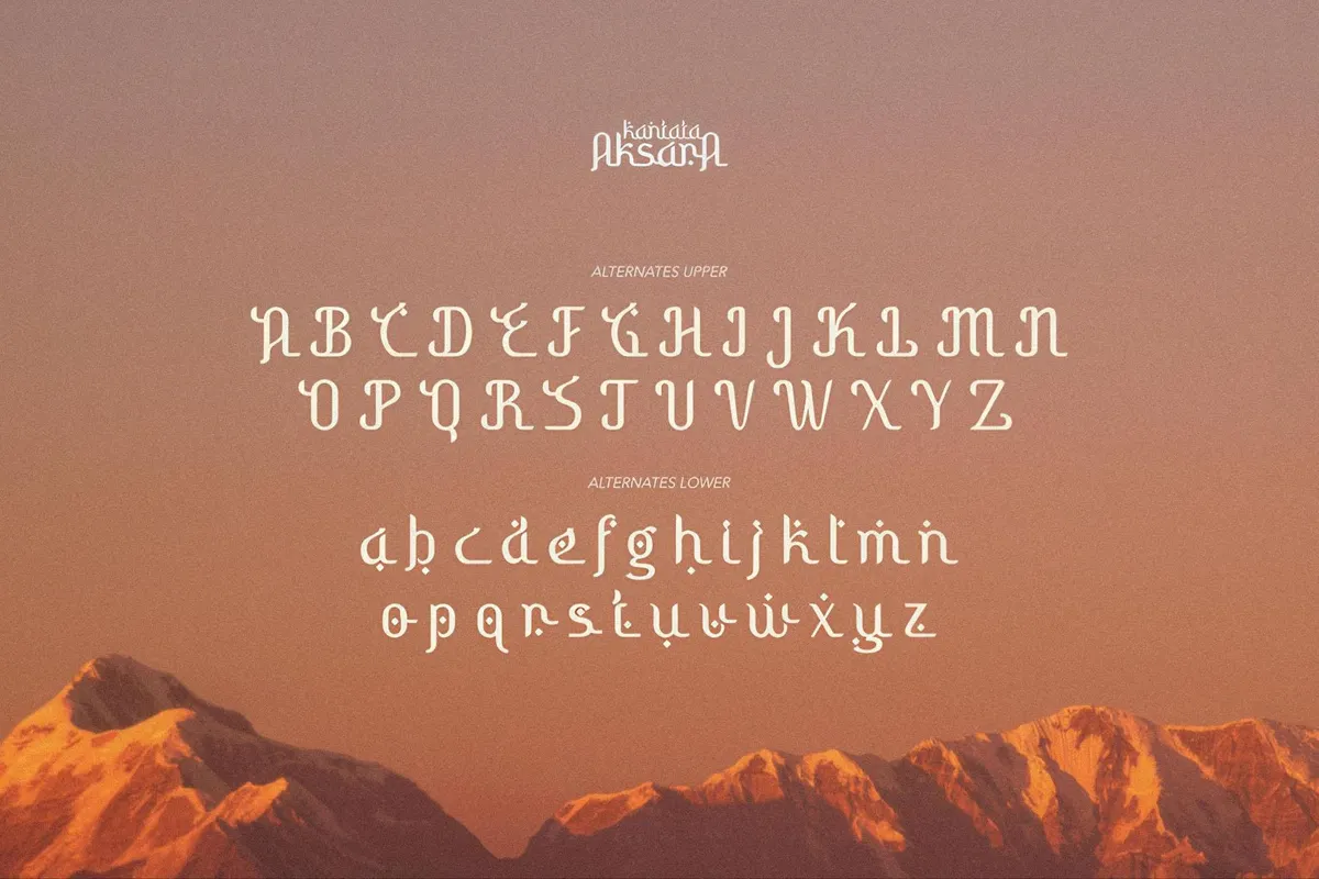 Kantata Aksara - Ethnic Font