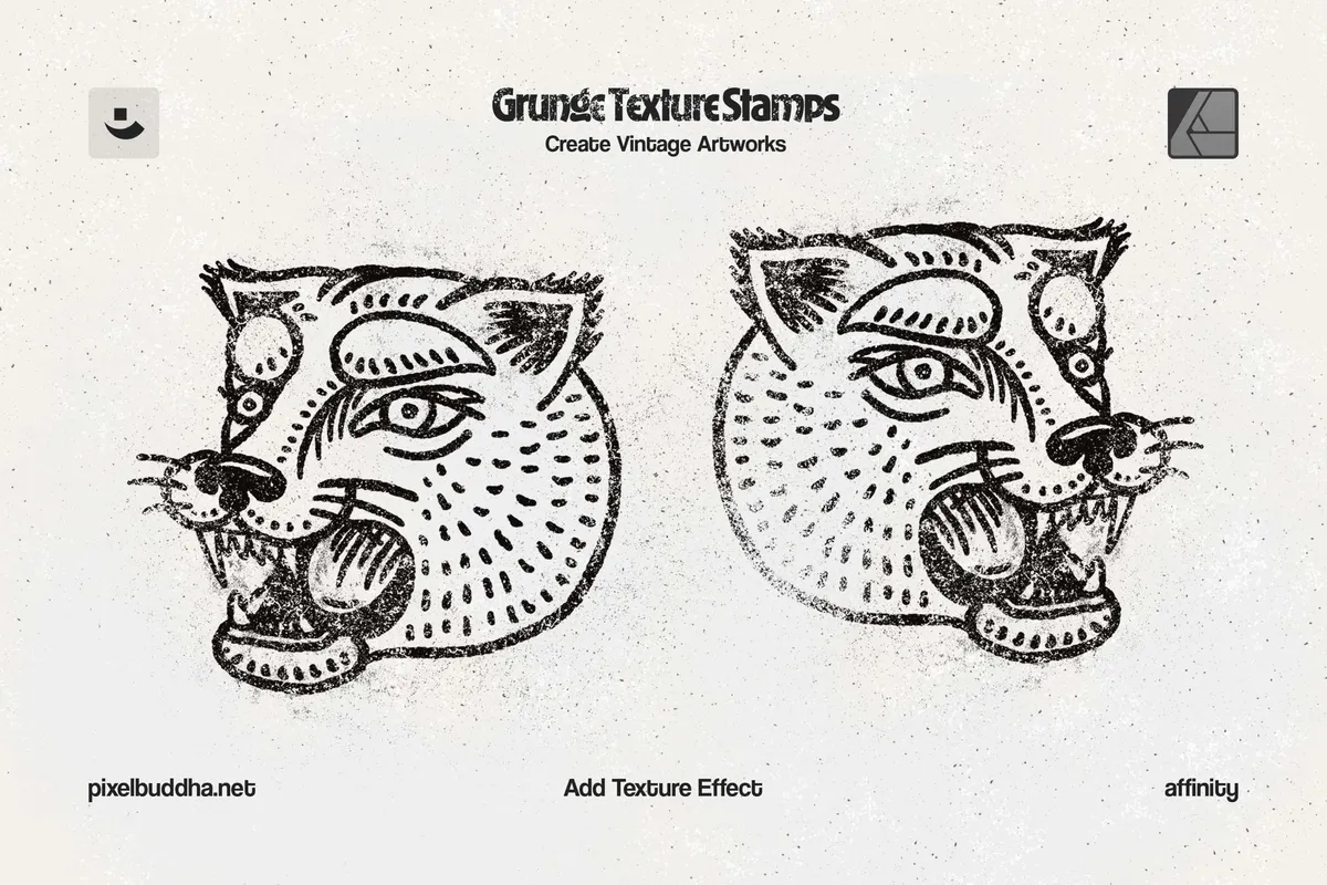 Grunge Stamp Affinity Designer Brushes
