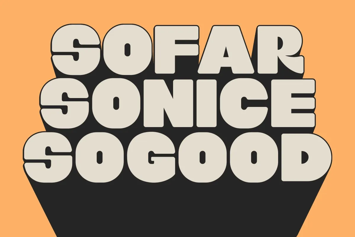 Sardin - Bold Rounded Sans Serif Font